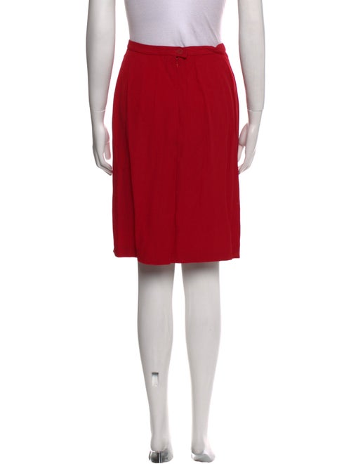 Max Mara Embroidered Accent Knee-Length Skirt
