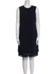 Max Mara Studio Crew Neck Knee-Length Dress
