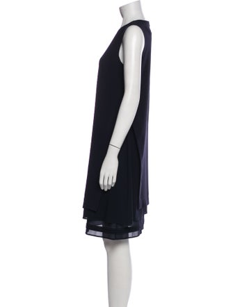 Max Mara Studio Crew Neck Knee-Length Dress