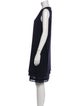 Max Mara Studio Crew Neck Knee-Length Dress