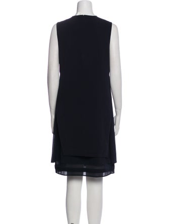 Max Mara Studio Crew Neck Knee-Length Dress