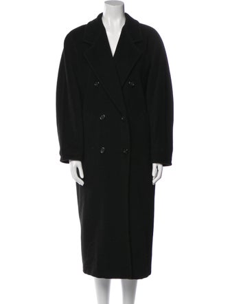 Max Mara Virgin Wool Printed Trench Coat
