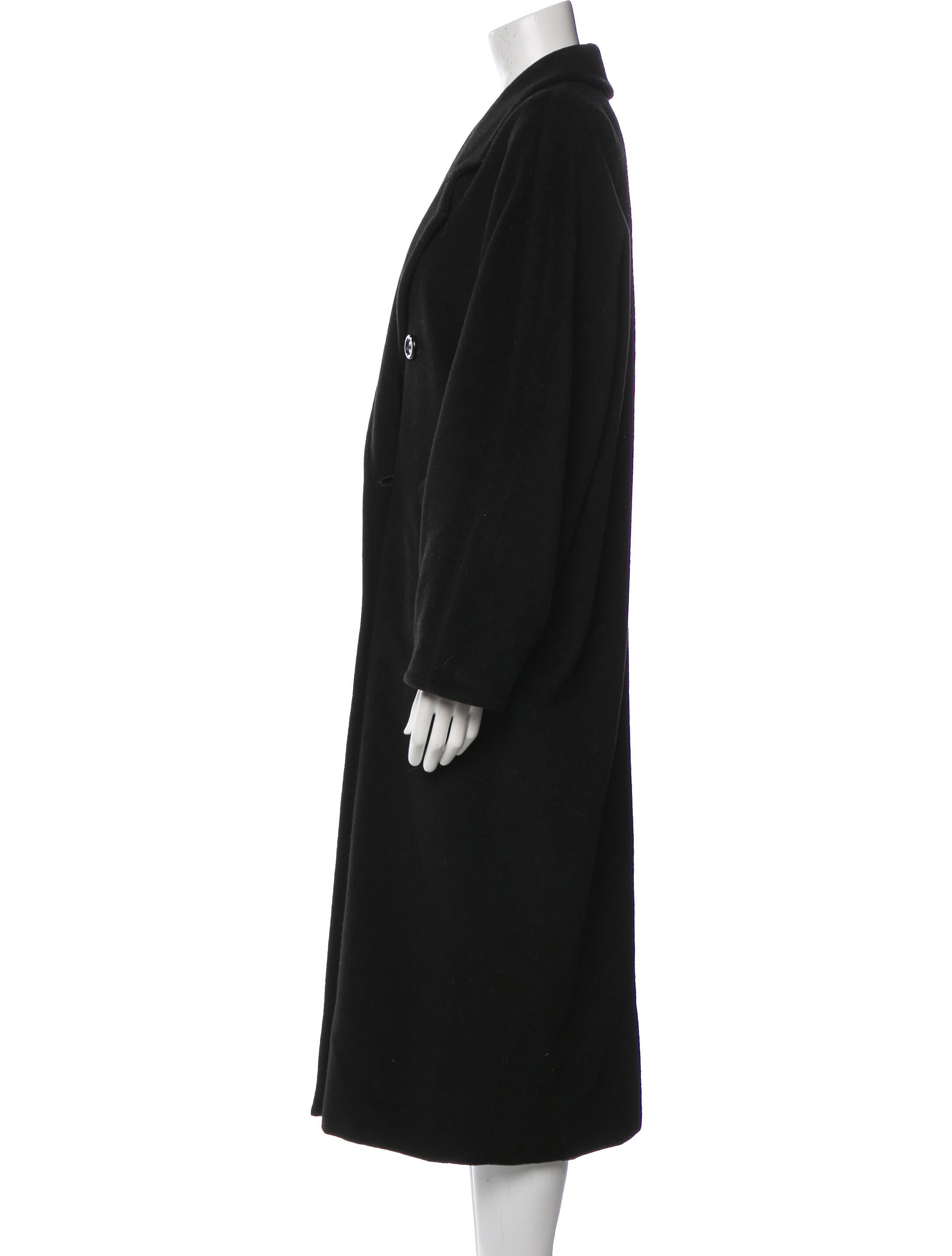 Max Mara Virgin Wool Printed Trench Coat