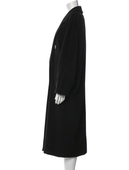 Max Mara Virgin Wool Printed Trench Coat