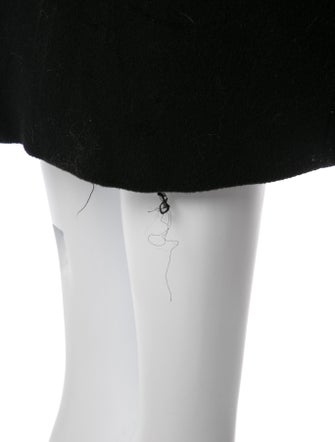 Max Mara Virgin Wool Printed Trench Coat