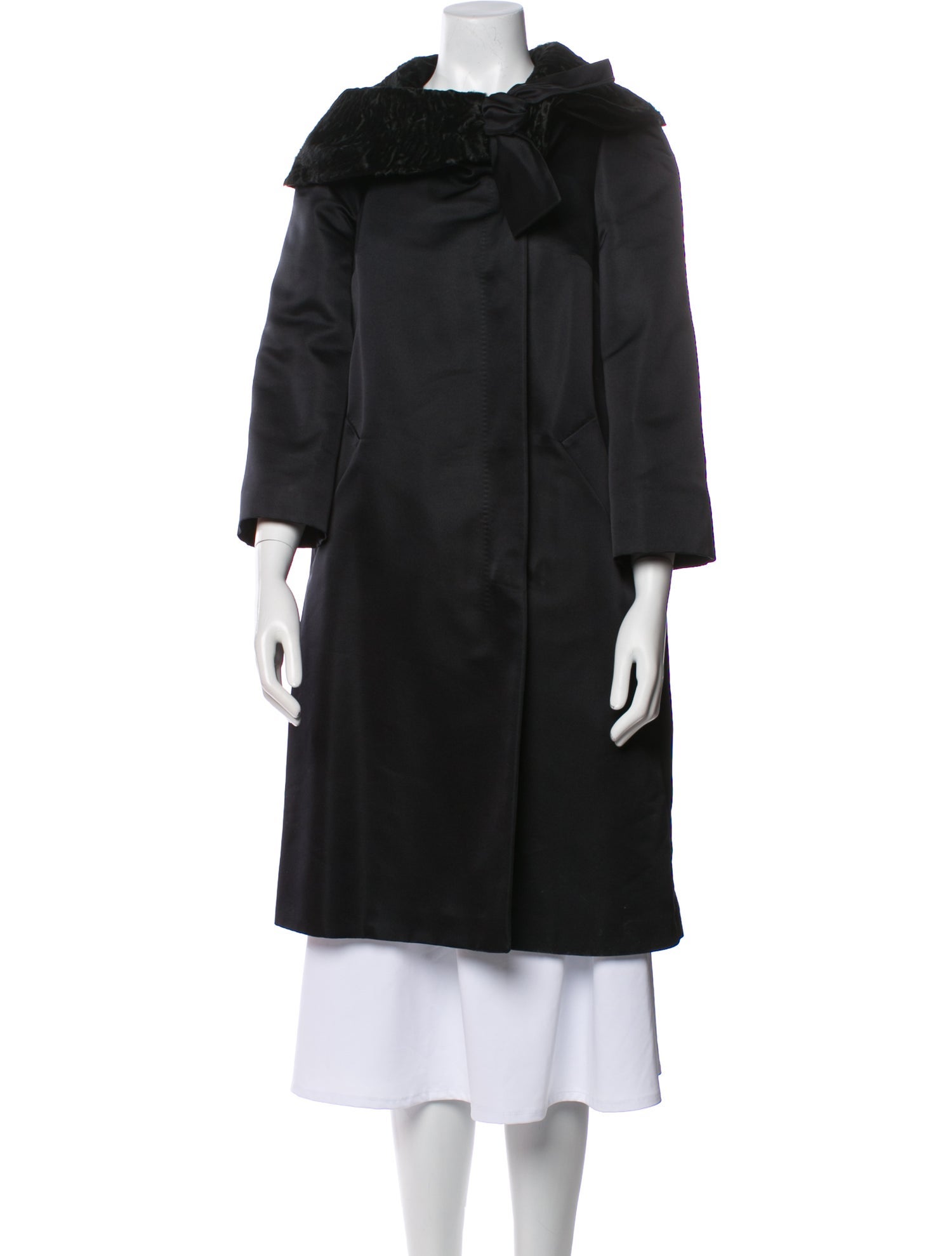 Max Mara Faux Fur Coat