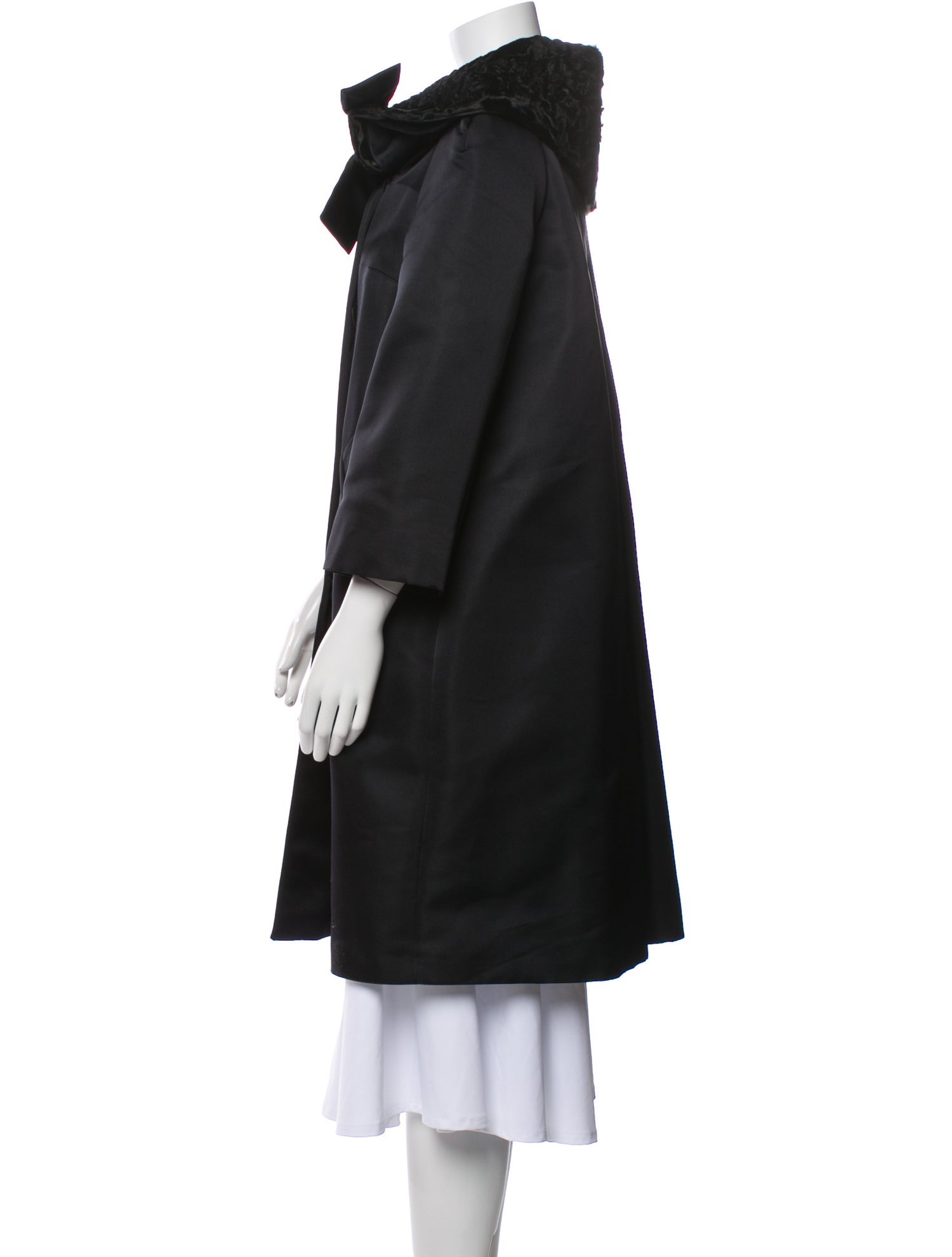 Max Mara Faux Fur Coat