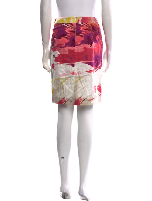Max Mara Floral Print Knee-Length Skirt