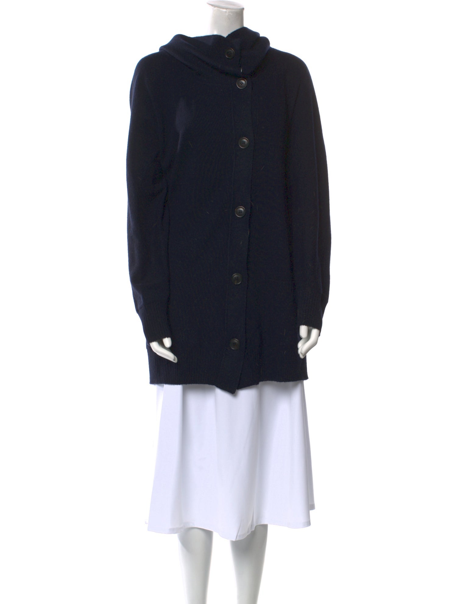 Max Mara Virgin Wool Mock Neck Sweater