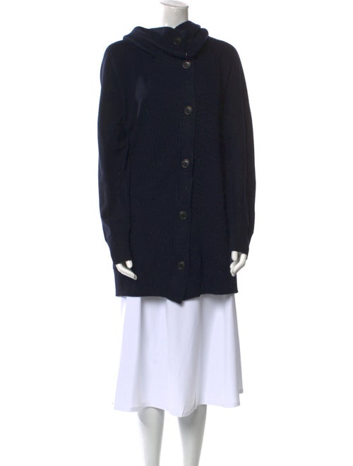 Max Mara Virgin Wool Mock Neck Sweater