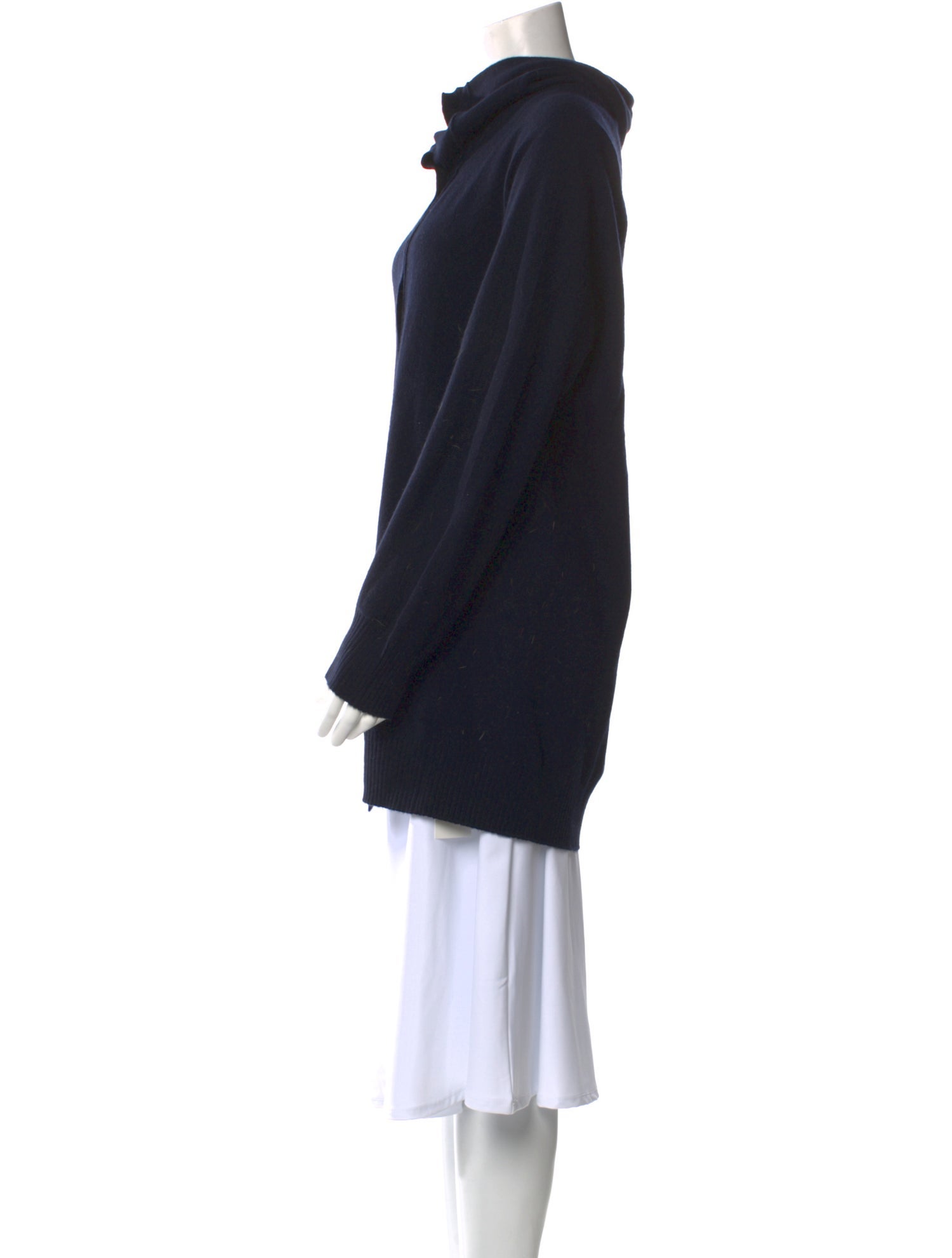 Max Mara Virgin Wool Mock Neck Sweater