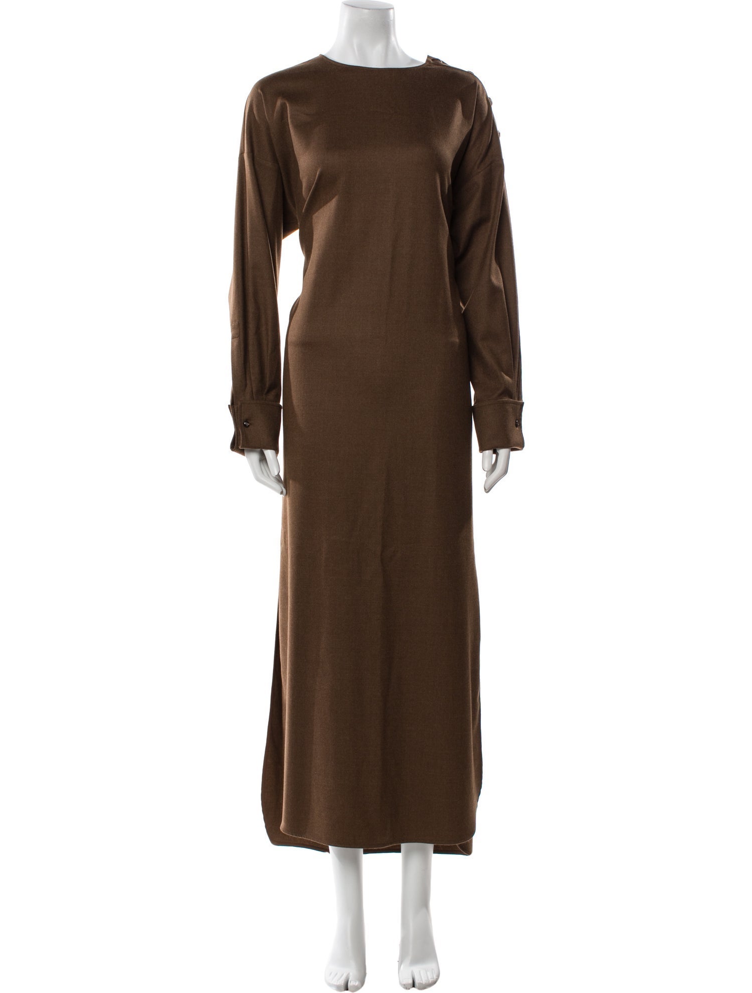 Max Mara Virgin Wool Long Dress