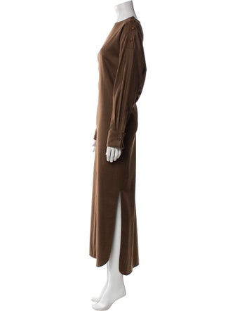 Max Mara Virgin Wool Long Dress