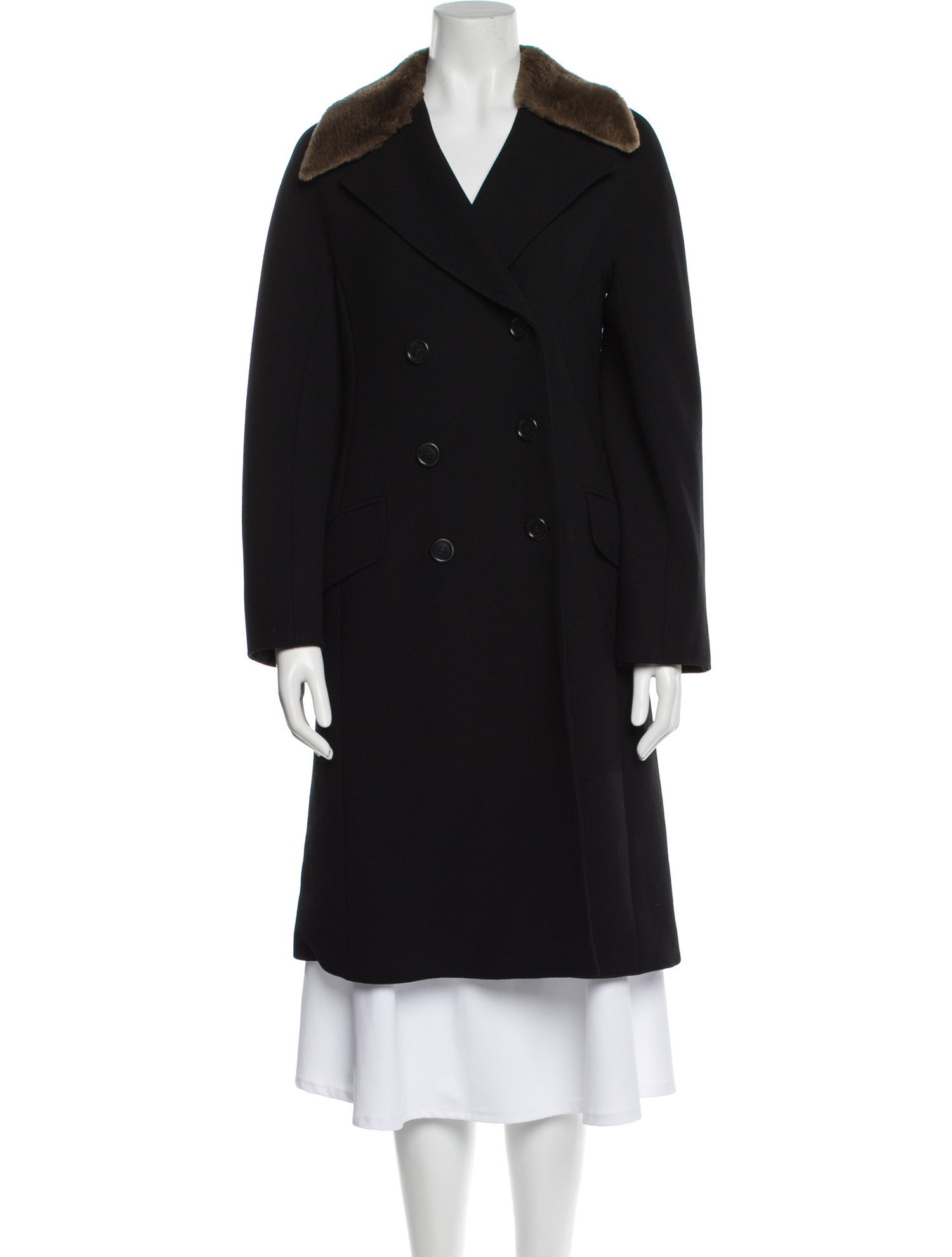 Max Mara Virgin Wool Trench Coat