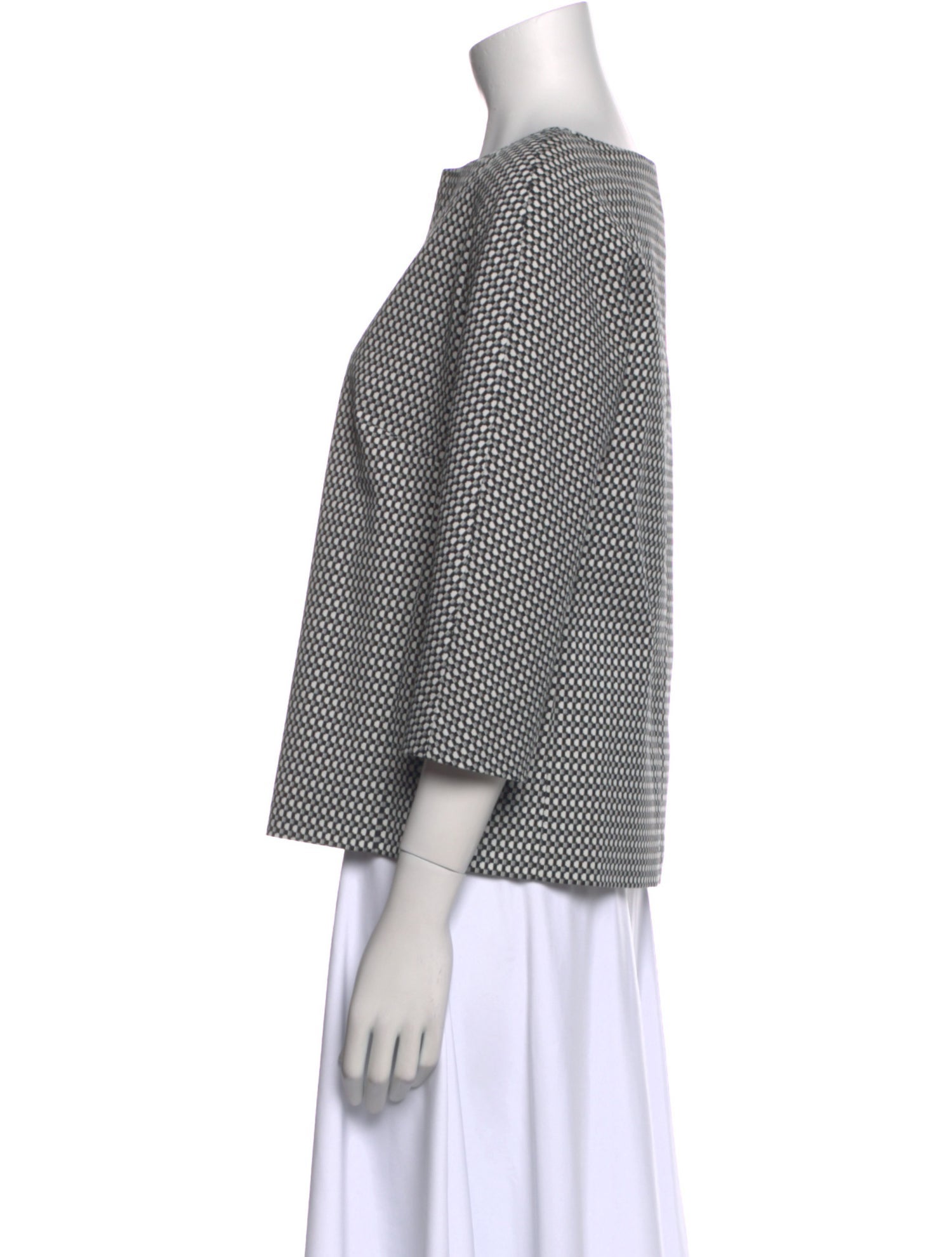 Max Mara Vintage Printed Crop Top