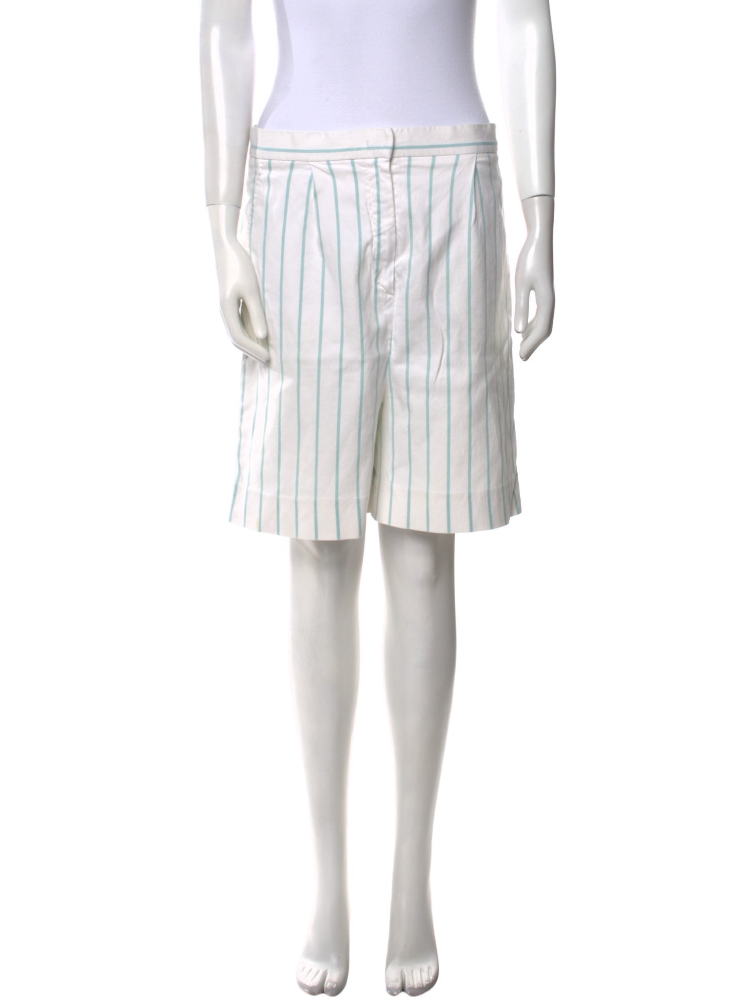 Max Mara Striped Knee-Length Shorts