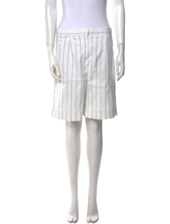 Max Mara Striped Knee-Length Shorts