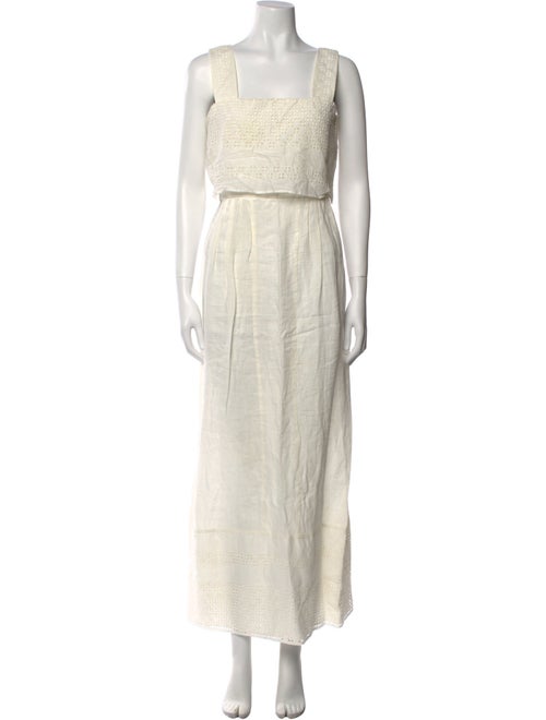 Max Mara Linen Midi Length Dress