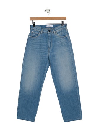 Max Mara High-Rise Straight Leg Jeans