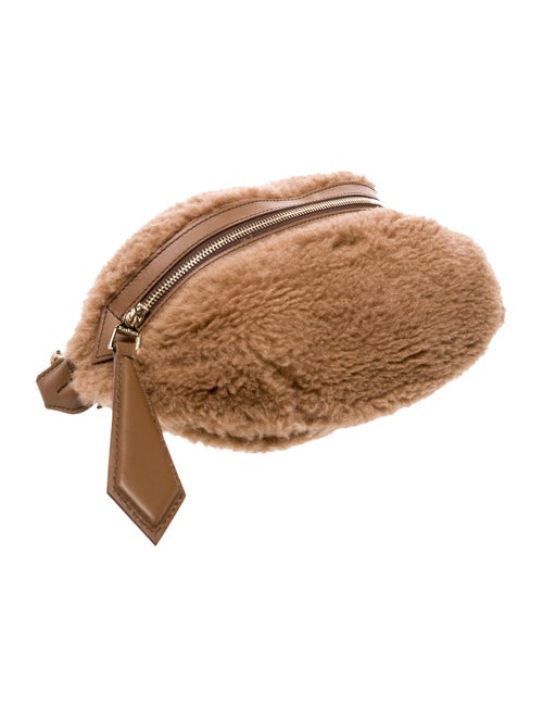 Max Mara Faux Fur Belt Bag