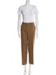 Max Mara Virgin Wool Plaid Print Pant Set