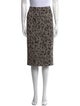 Max Mara Virgin Wool Knee-Length Skirt