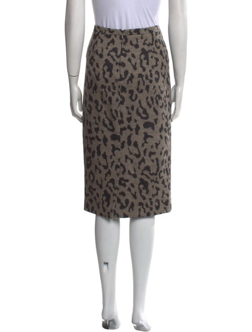 Max Mara Virgin Wool Knee-Length Skirt