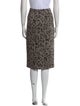 Max Mara Virgin Wool Knee-Length Skirt