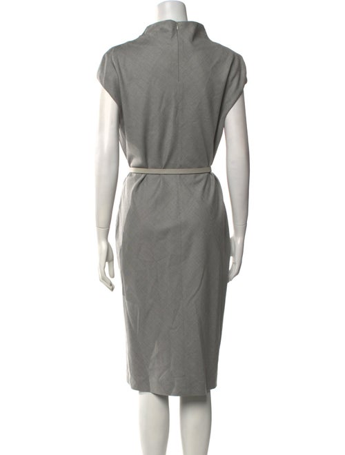 Max Mara Cowl Neck Midi Length Dress