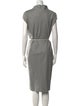Max Mara Cowl Neck Midi Length Dress