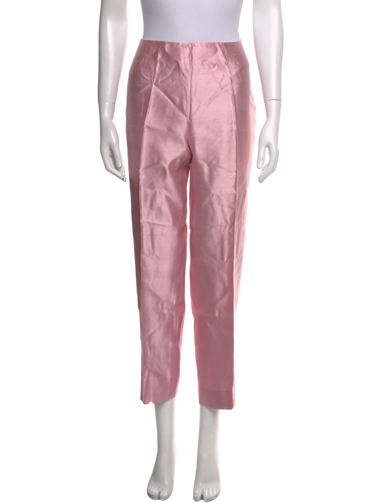 Max Mara Silk Straight Leg Pants