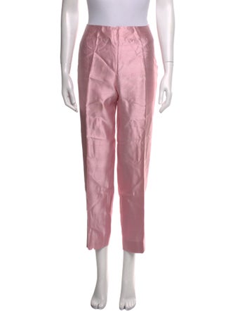 Max Mara Silk Straight Leg Pants