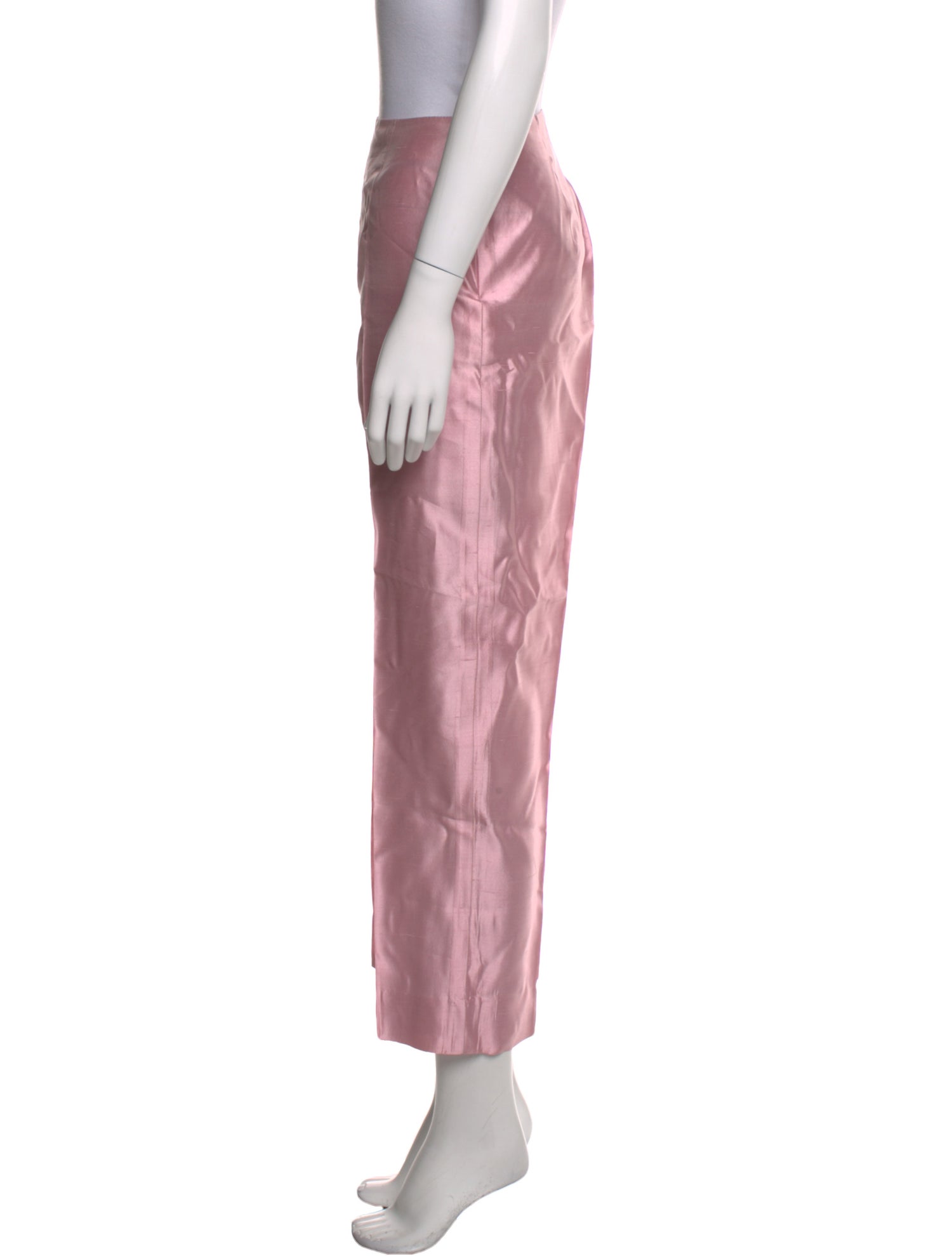 Max Mara Silk Straight Leg Pants