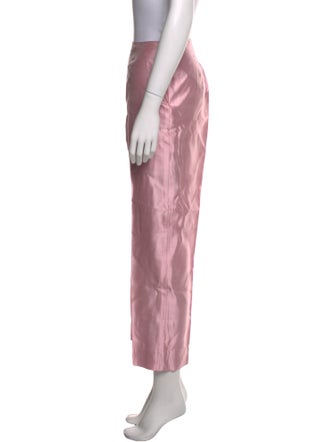 Max Mara Silk Straight Leg Pants