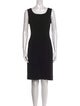 Max Mara Virgin Wool Knee-Length Dress