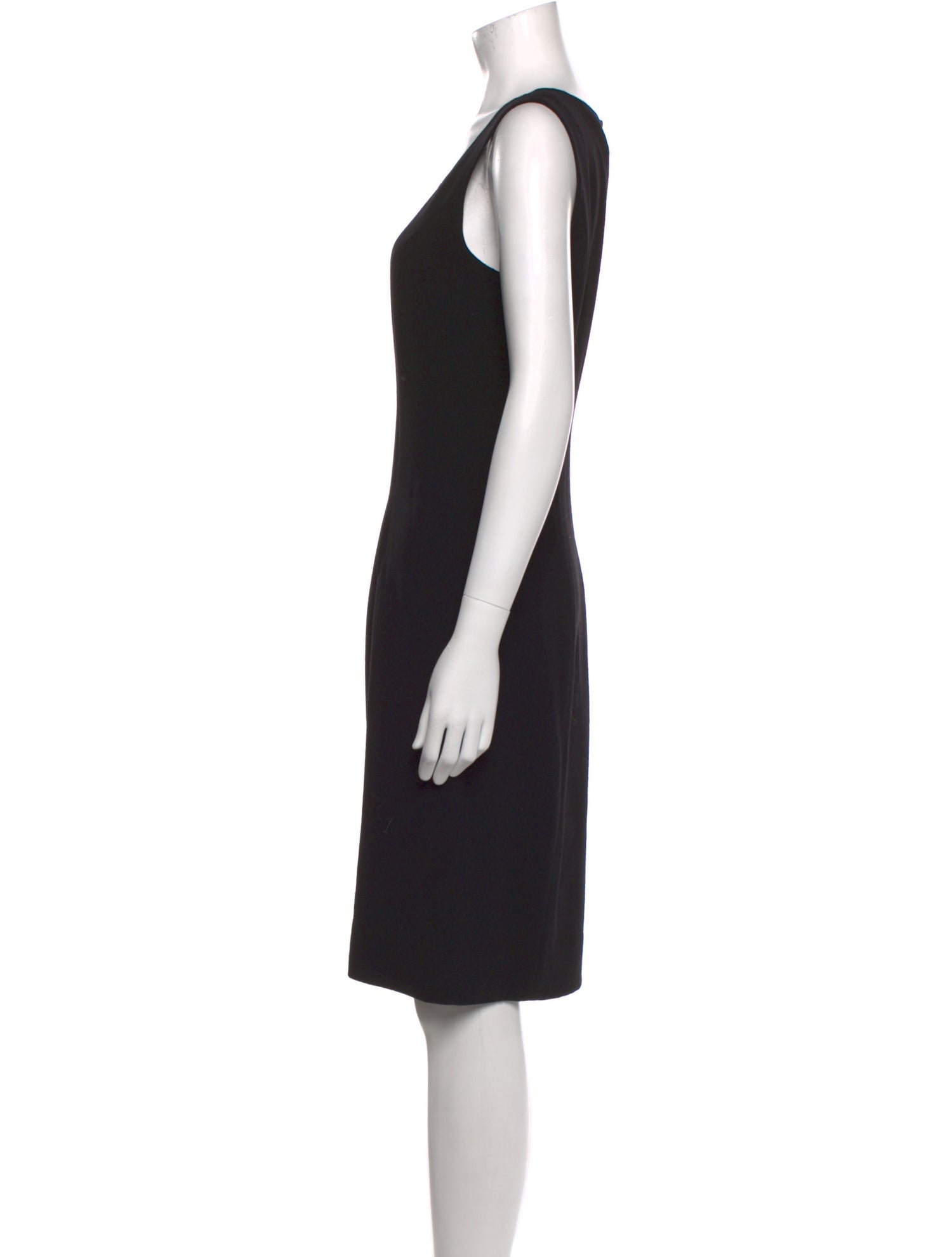 Max Mara Virgin Wool Knee-Length Dress