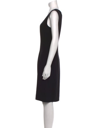 Max Mara Virgin Wool Knee-Length Dress
