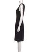 Max Mara Virgin Wool Knee-Length Dress