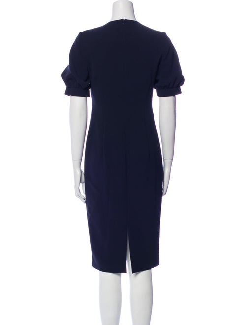 Max Mara Studio Crew Neck Midi Length Dress