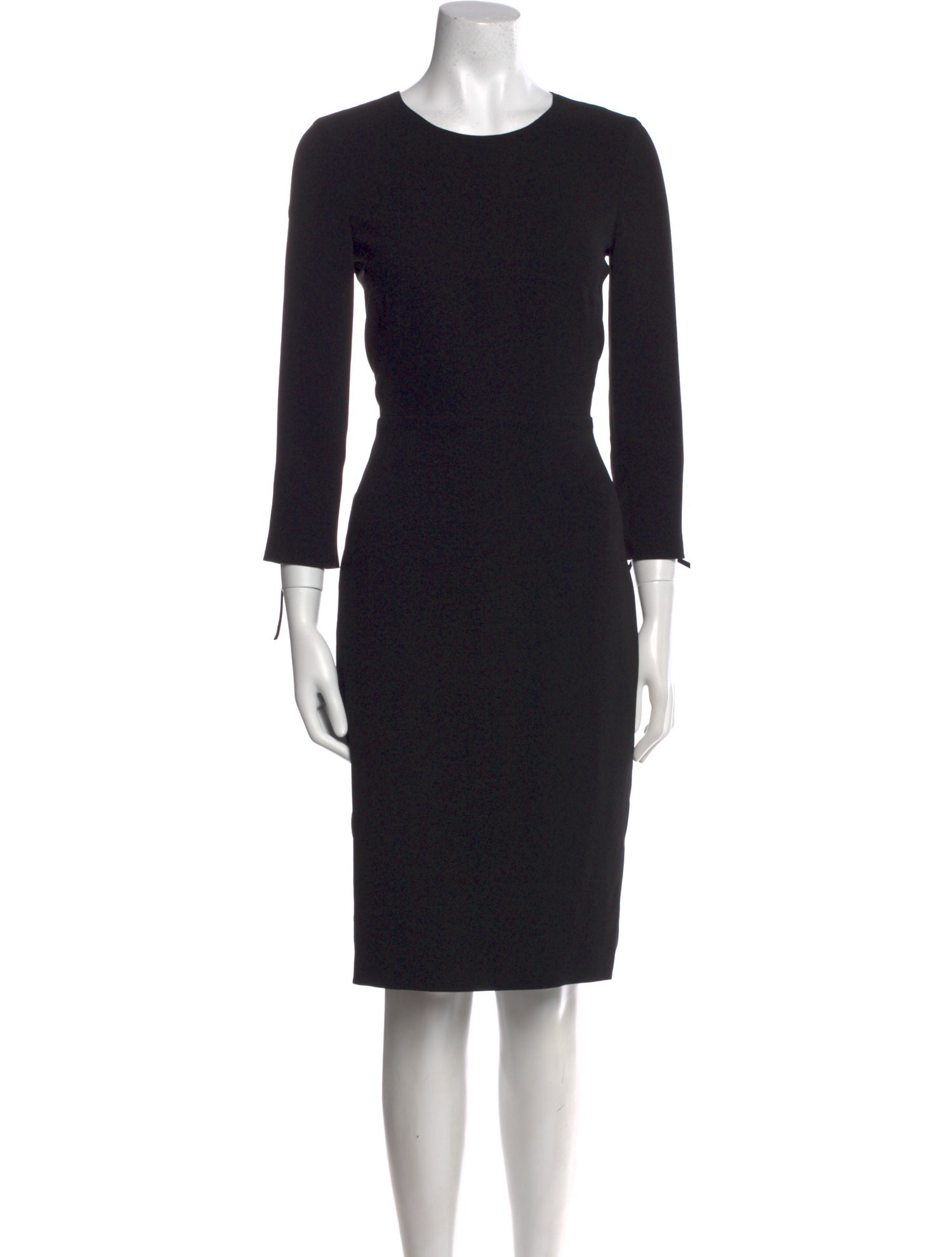 Max Mara Crew Neck Knee-Length Dress