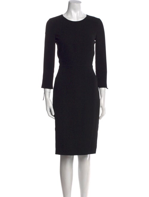 Max Mara Crew Neck Knee-Length Dress