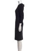 Max Mara Crew Neck Knee-Length Dress