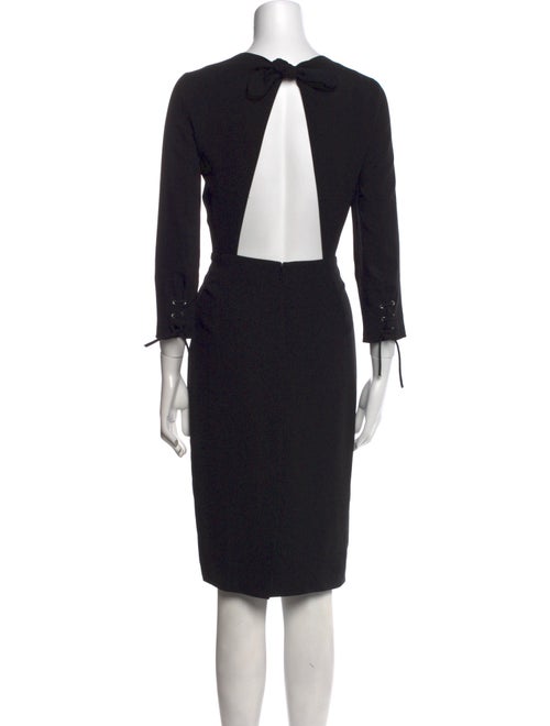 Max Mara Crew Neck Knee-Length Dress