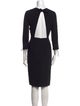 Max Mara Crew Neck Knee-Length Dress