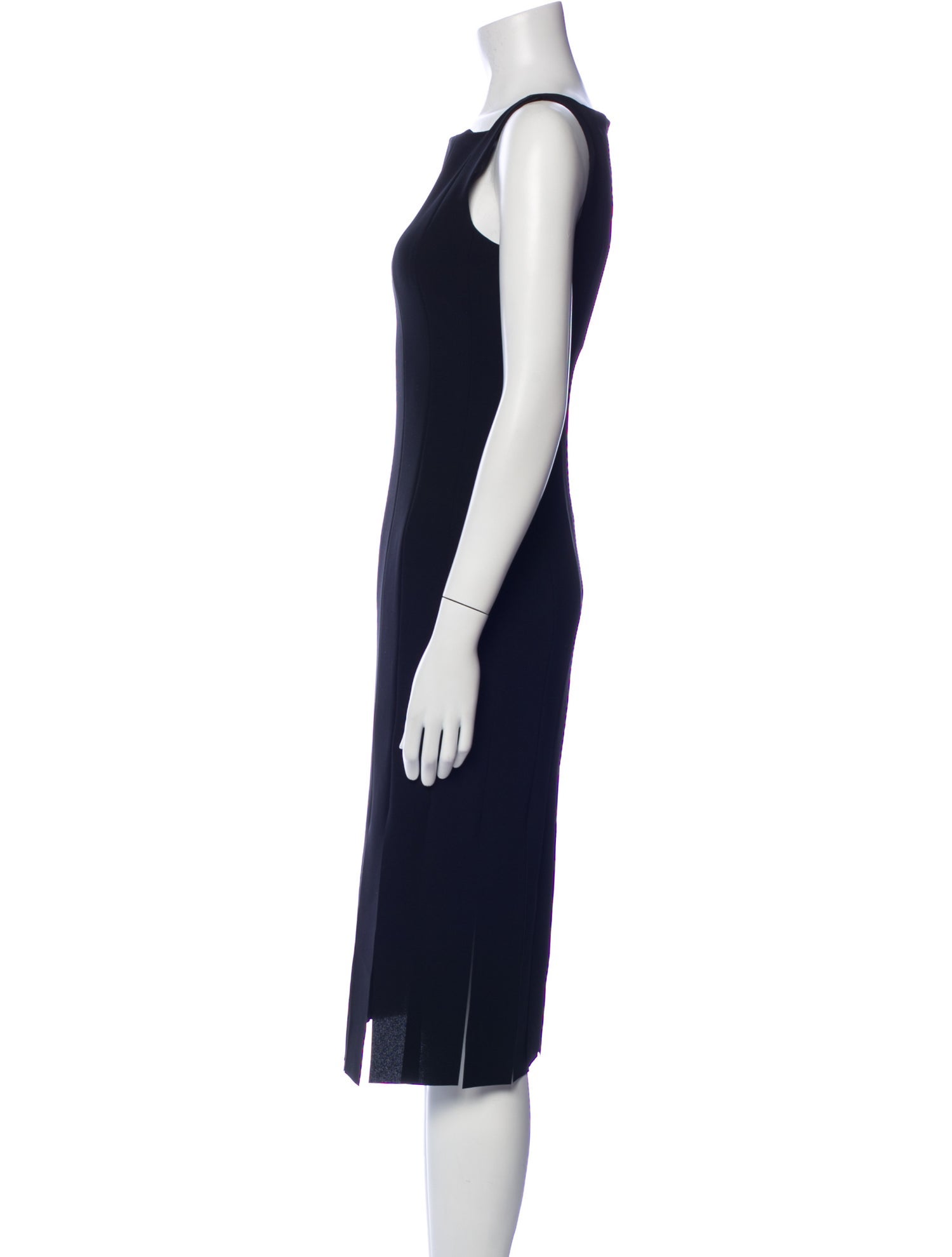 Max Mara Studio Square Neckline Midi Length Dress w/ Tags