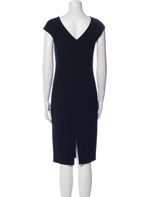 Max Mara Studio Bateau Neckline Midi Length Dress