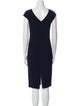 Max Mara Studio Bateau Neckline Midi Length Dress
