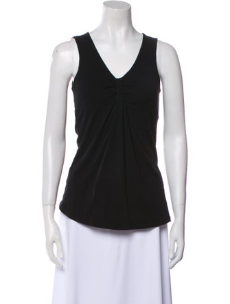 Max Mara V-Neck Sleeveless Top