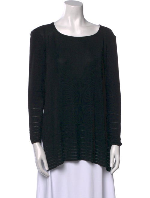 Max Mara Scoop Neck Long Sleeve Top