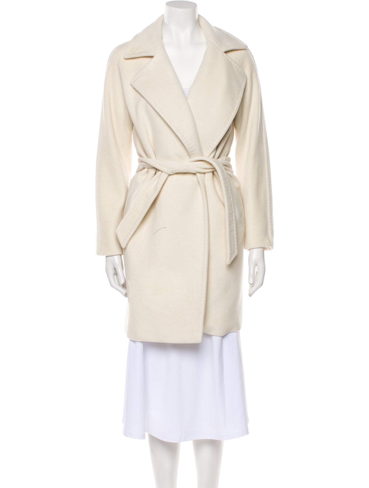 Max Mara Virgin Wool Trench Coat